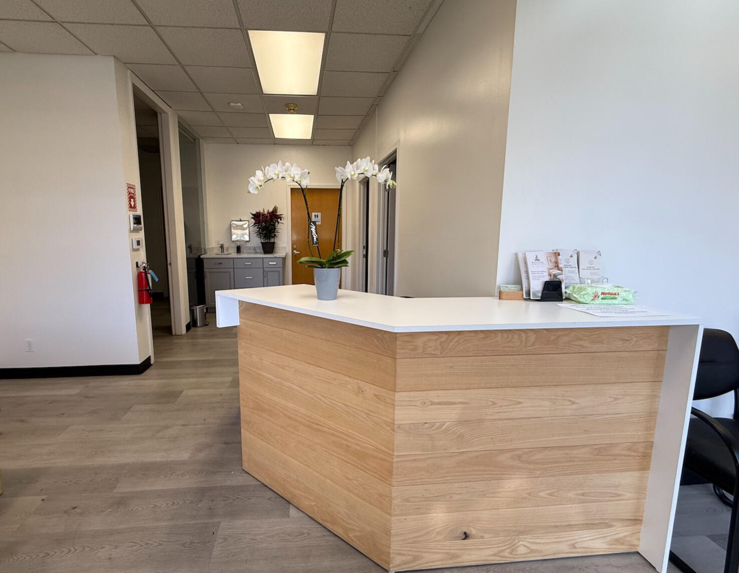 Restore Acupuncture Clinic front desk